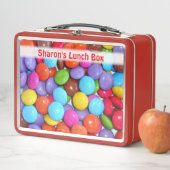 Personalisierte Kids' Pick and Mix Candy Metall Brotdose (Beispiel)