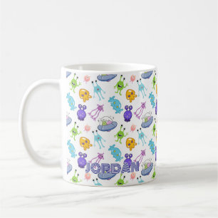 Personalisierte Kids Space-Außerirdischen Kaffeetasse