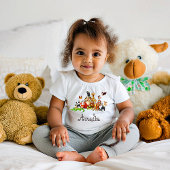 Personalisierte Kidtiere Kleinkind T-shirt