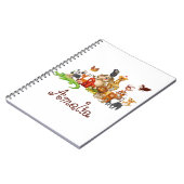 Personalisierte Kidtiere Notizblock (Linke Seite)