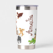 Personalisierte Kidtiere Thermobecher (Links)