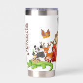 Personalisierte Kidtiere Thermobecher (Rückseite)