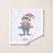 Personalisierte Kinder Badezimmer Ausstattung Feie Badhandtuch Set (Waschlappen)