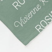 Personalisierte Kinder Fleecedecke (Ecke)