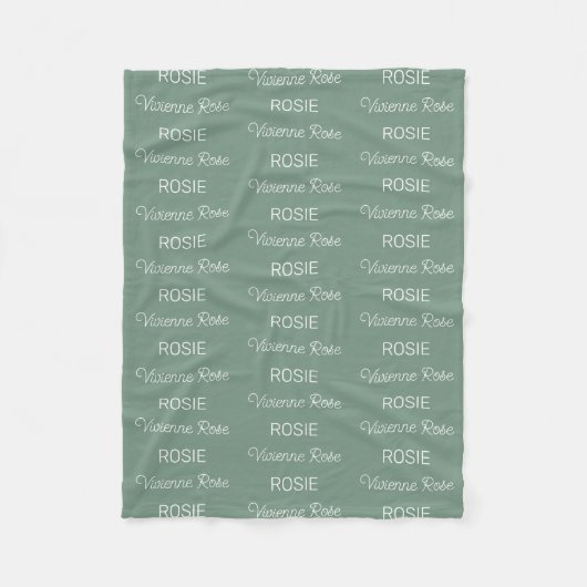 Personalisierte Kinder Fleecedecke (Vorderseite)