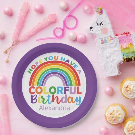 Personalisierte Kinder Mädchen Pappteller (Party)