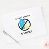 Personalisierte Kinder mit einer benutzerdefiniert Quadratischer Aufkleber (Umschlag)