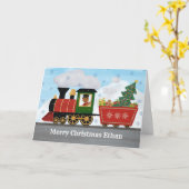 Personalisierte Kinder Name Weihnachtsschule Karte (Gelbe Blume)