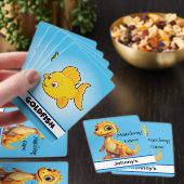 Personalisierte Kinder passen zusammen Spielkarten (Insitu)