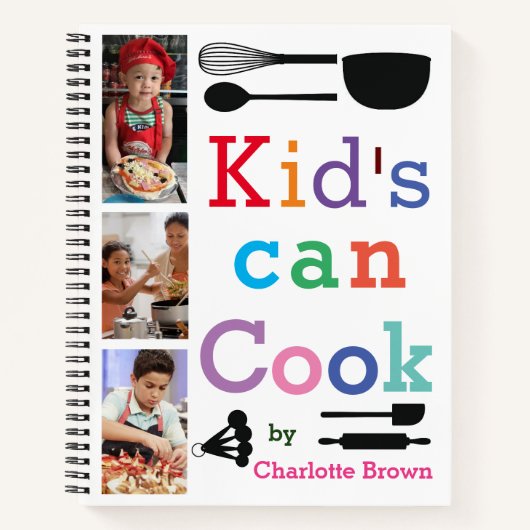 Personalisierte Kinder Rezept Buch - Fügen Sie Ihr (Vorderseite)