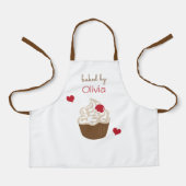 Personalisierte Kinder-Schürze | Cupcake-Bäcker-Sc Schürze (Vorderseite)