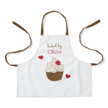 Personalisierte Kinder-Schürze | Cupcake-Bäcker-Sc