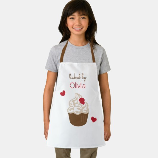 Personalisierte Kinder-Schürze | Cupcake-Bäcker-Sc Schürze (Insitu)