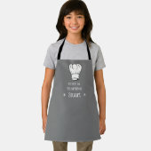 Personalisierte Kinder Schürze — Koch in Grau (Insitu)