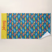 Personalisierte Kinder Strandtuch (Vorderseite)