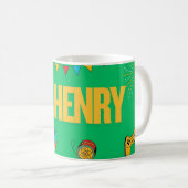"Personalisierte Kinder Tasse - Design des Superhe (VorderseiteRechts)