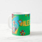 "Personalisierte Kinder Tasse - Design des Superhe (Vorderseite Links)