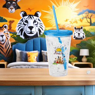 Personalisierte Kinder-Tiere    Acryltrinkbecher