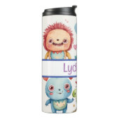 Personalisierte Kinder trinken Tumbler Thermosbecher (Nach links gedreht)