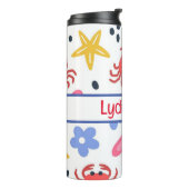 Personalisierte Kinder trinken Tumbler Thermosbecher (Nach links gedreht)
