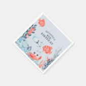 Personalisierte Kinder Unter Dem Meer Serviette (Ecke)
