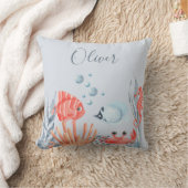 Personalisierte Kinder unter Wasser Kissen (Decke)