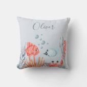 Personalisierte Kinder unter Wasser Kissen (Vorderseite)