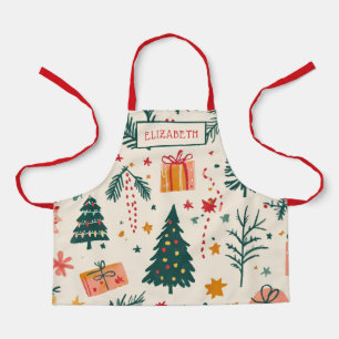 Personalisierte Kinder Weihnachtsgebäck Schürze