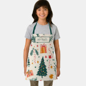 Personalisierte Kinder Weihnachtsgebäck Schürze (Insitu)