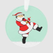 Personalisierte Kinder Weihnachtsmann Ornament (Vorderseite)