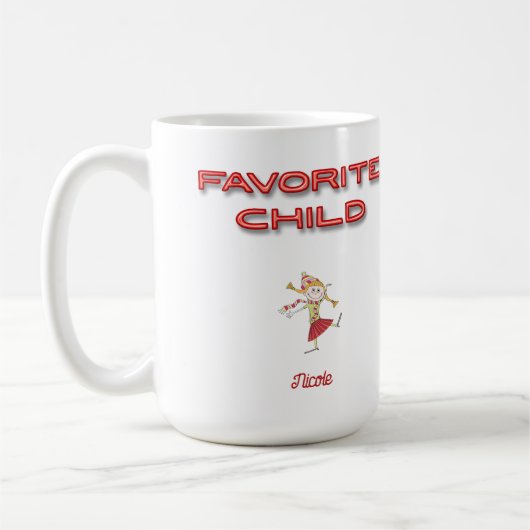 Personalisierte Kindercoffee-Tasse Kaffeetasse (Links)