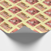 Personalisierte Kinderfoto-Vorlage Geschenkpapier (Ecke)