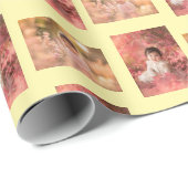 Personalisierte Kinderfoto-Vorlage Geschenkpapier (Rolleneckpunkt)