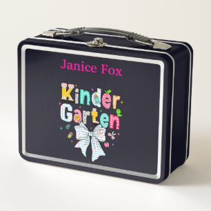Personalisierte Kindergarten-Lunchbox Metall Brotdose