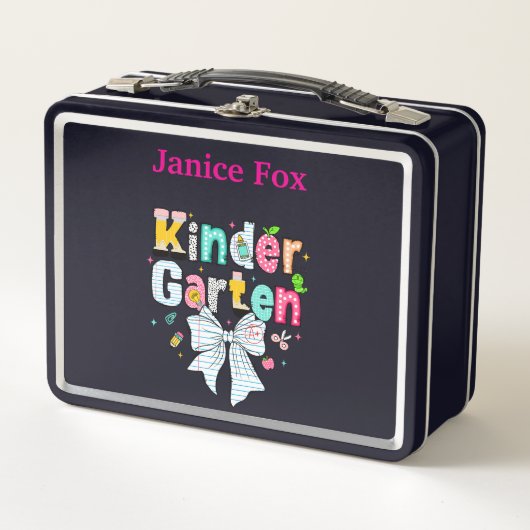 Personalisierte Kindergarten-Lunchbox Metall Brotdose (Vorderseite)