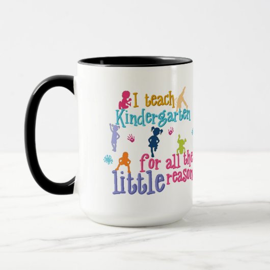 Personalisierte Kindergärtnerin-Tasse Tasse (Links)
