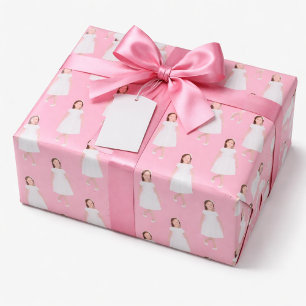 Personalisierte Kindergeburtstags-Foto-Geschenkver Geschenkpapier