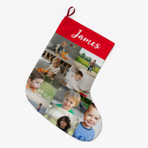 Personalisierte Kindergeschenke mit Namen & Foto-C Großer Weihnachtsstrumpf