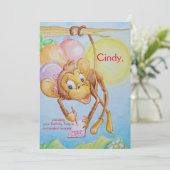 Personalisierte Kindergrußkarte Dankeskarte (Stehend Vorderseite)