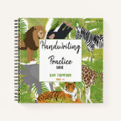 Personalisierte Kinderhandschriftlichen Praxis Notizblock (Vorderseite)