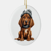 Personalisierte Kinderhunde Kunst Keramik Ornament (Rechts)