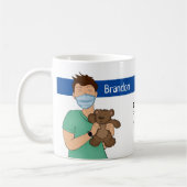 Personalisierte Kinderkrankenpfleger Kaffeetasse (Links)