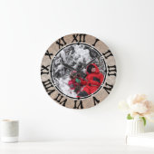 Personalisierte Kinderpflaster auf einer Fläche vo Große Wanduhr (Zuhause)