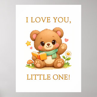 Personalisierte Kinderposter | Märchen-Lesebär Poster