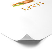 Personalisierte Kinderposter | Märchen-Lesebär Poster (Ecke)