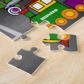 Personalisierte Kinderträumgarage Puzzle (Seite)