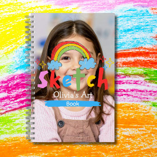 Personalisierte Kinderzeichnung – Benutzerdefinier Notizblock