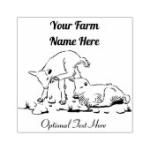 Personalisierte Kinderziege Kindergarten Milchzieg Gummistempel (Prägung)