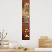 ,Personalisierte Kinderzimmer-Wall-Growth Chart Poster (Küche)