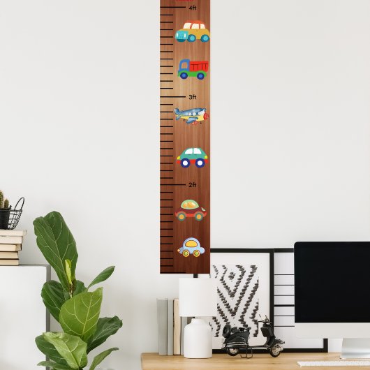 ,Personalisierte Kinderzimmer-Wall-Growth Chart Poster (Heimbüro)
